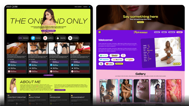 A professionally designed and built website - just for you.